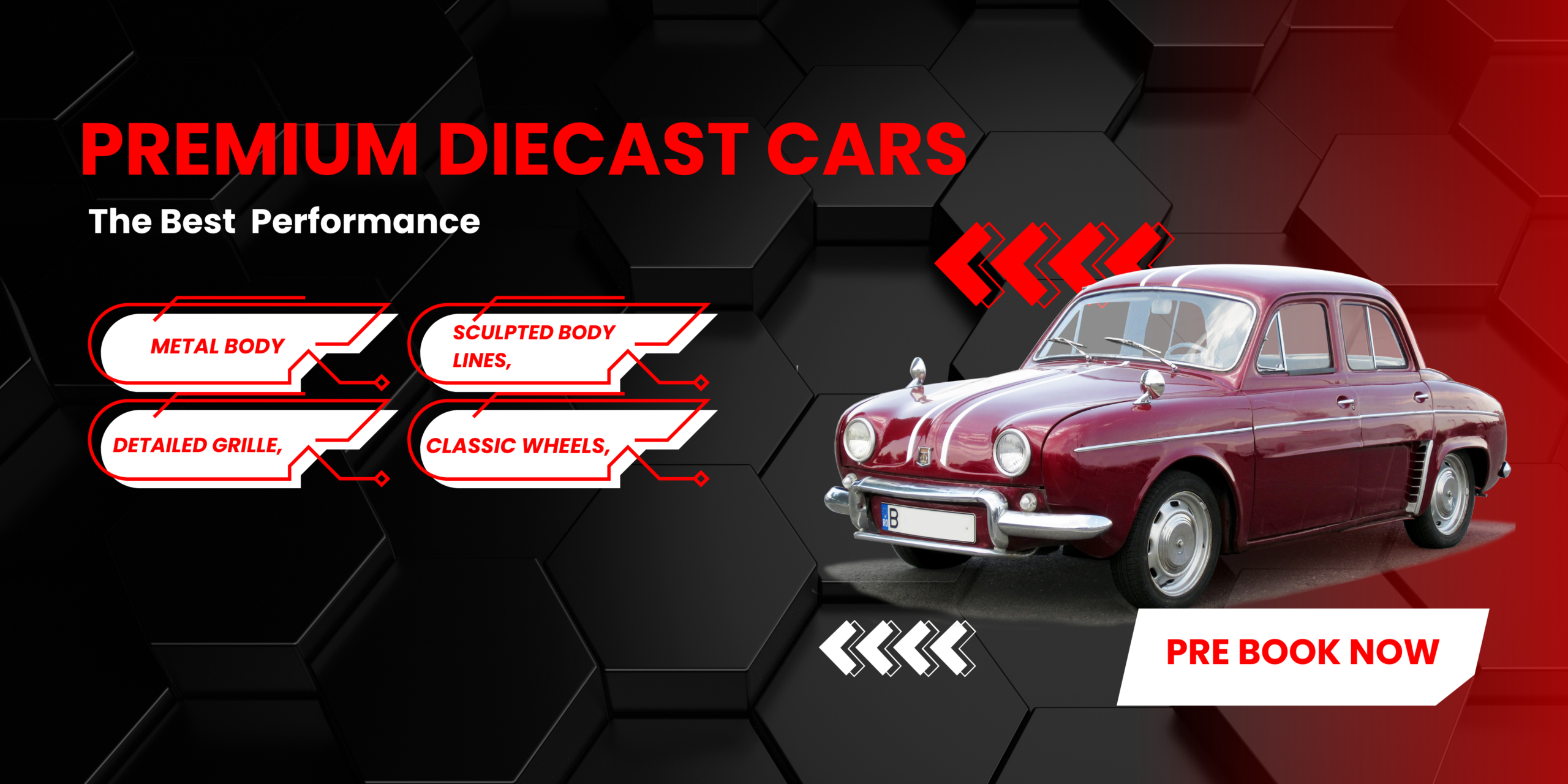 Red Black Modern Car Service Banner (2)
